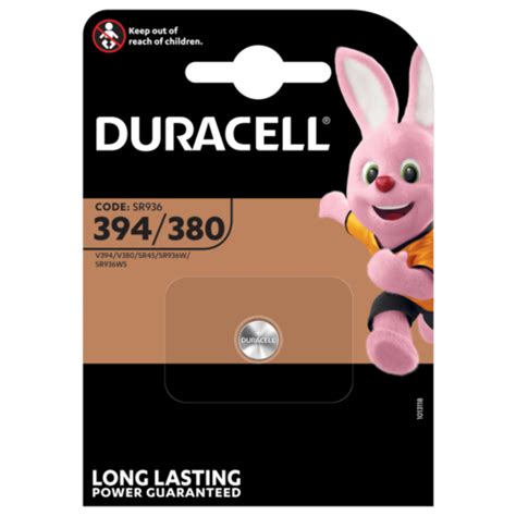 394 / 380 DURACELL battery SR936W SR45 SR936 V394 V380 5000394068216 | eBay