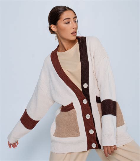 Кардиган #КТ5288, цвет бежевый- купить женские кардиганы оптом