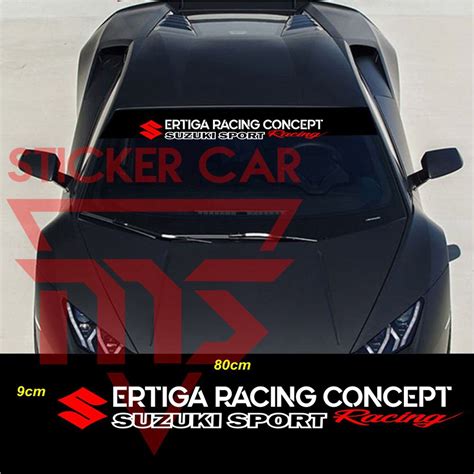 jual stiker ertiga sticker mobil suzuki ertiga racing concept kaca