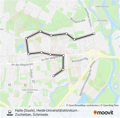 Route Schedules Stops Maps Halle Saale Gimritzer Damm Updated