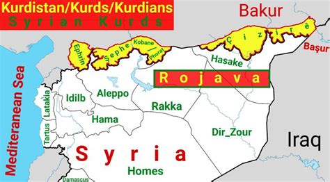 Rojava Map