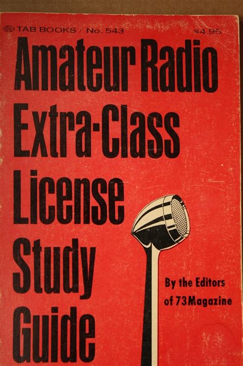 Amateur Radio Extra Class License Study Guide N A 9780830695430