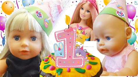 День Рождения Куклы Беби Бон Подарки и Торт Видео для Детей Кукла Baby ...