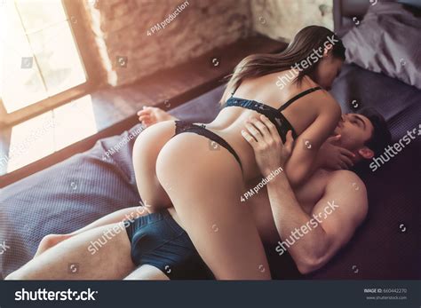 Beautiful Passionate Couple Having Sex On Stock Photo Shutterstock