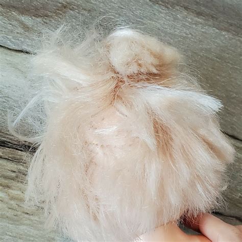 Vintage Playmates Baby Doll Girl Blonde Jointed Blue Eyes Hong Kong