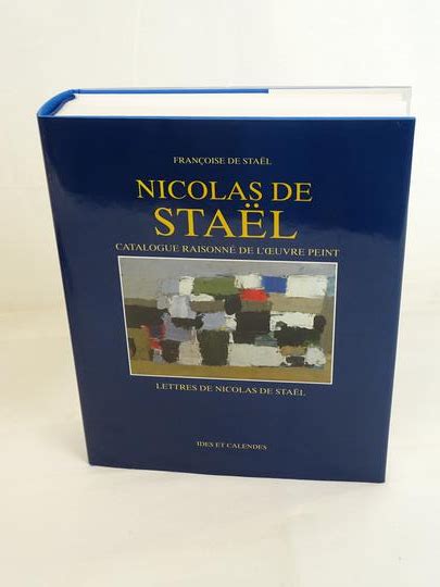 Nicolas de Staël Catalogue Raisonné de L oeuvre peint Label Emmaüs