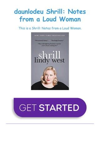 daunlodeu Shrill: Notes from a Loud Woman | PDF 
