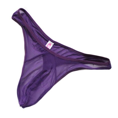 Jygee Men S Mesh Thong G String Transprant Underwear Men Briefs Gay Erotic Lingerie Walmart