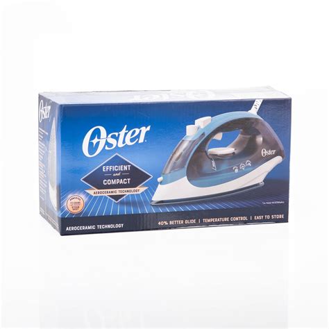 Oster Plancha A Vapor Para Ropa Gcstbs Azul Con Rociador Y