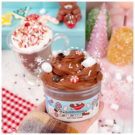 Kawaii Slime Co Hot Cocoa Kisses Butter Slime Camp