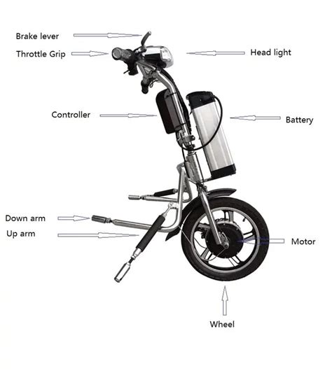 Wheelchair Trailer Wp 02 Electric Wheelchair Bike Handcycle Trike