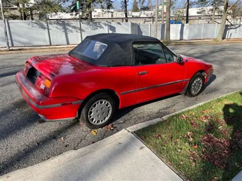 1991 Mercury Capri Convertible Red FWD Automatic for sale