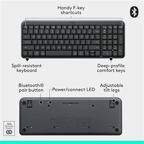 logitech mk bluetooth wireless keyboard  mouse combo user manual