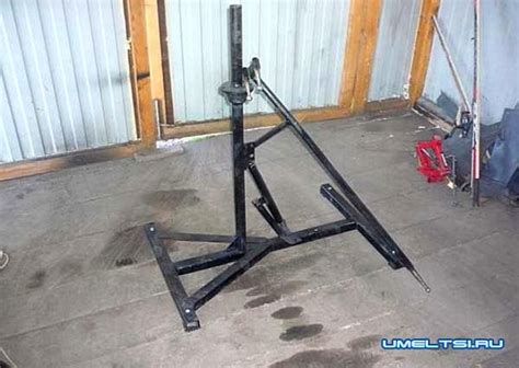 Ручной шиномонтажный станок своими руками: чертежи, фото