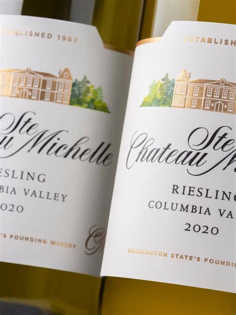 Chateau Ste Michelle Dry Riesling Columbia Valley Cl Rasch Vin