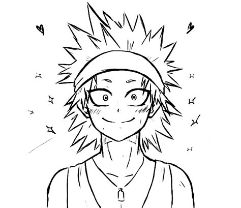 Eijiro Kirishima Coloring Pages Printable For Free Download