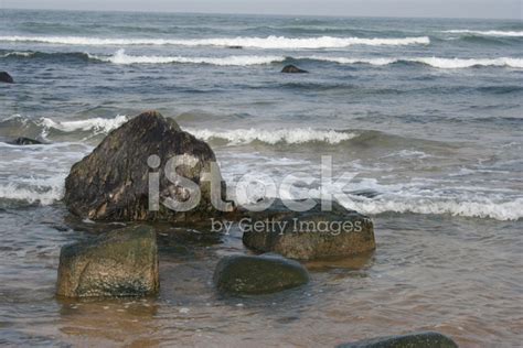 Rocks On Seashore Stock Photo Royalty Free Freeimages