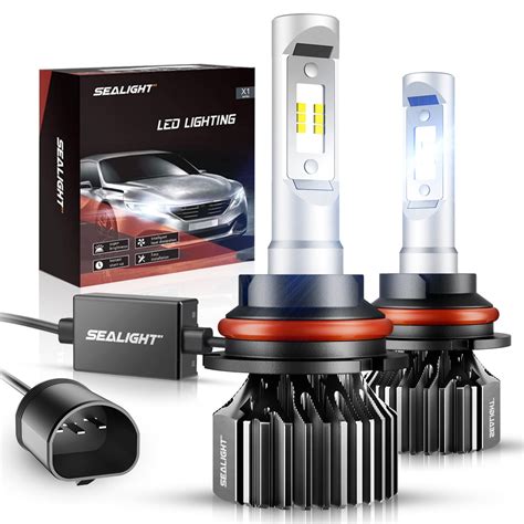 Sealight Hb Led Headlight Bulbs Lm K White High Low Beam