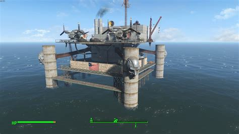 My version of the fallout 2 Enclave oil rig built in fallout 4 as a ...