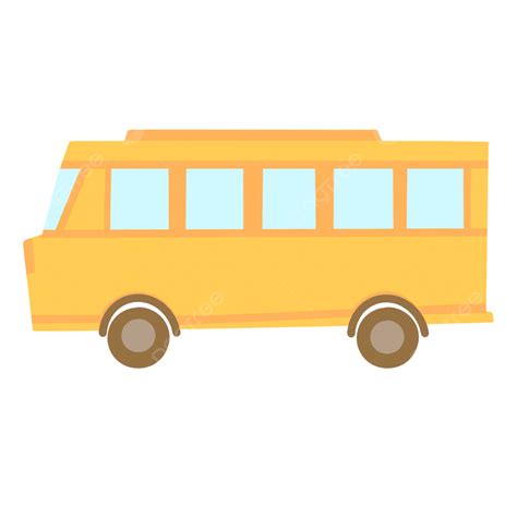 Transit Bus Illustration Cartoon Traffic Red Bus Tran