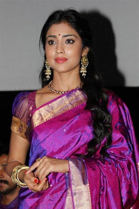 Sex Shriya Sexy In Latest Pink Saree Photos Stills