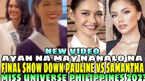 Ayan Final Show Down Miss Universe Philippines Pauline Amelinckx