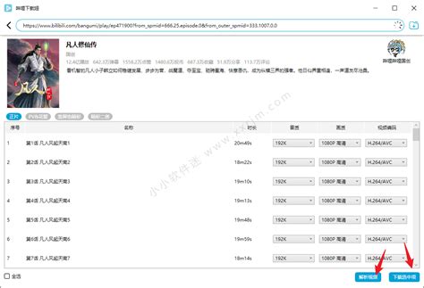 Downkyi哔哩下载姬b站视频下载工具 156 小小软件迷