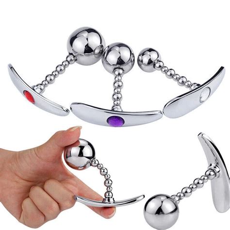 Men Women Prostate Massager Metal Anal Dildo Butt Plug Anal Stopper