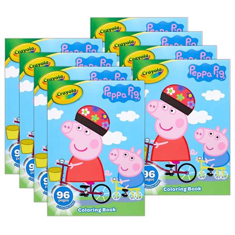 Coloring Book Peppa Pig 96 Pages Pack Of 8 Michaels