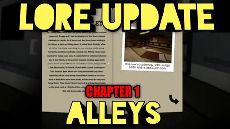 All Pagesnotes Locations For Piggy Book 2 Chapter 1 Alleys Youtube