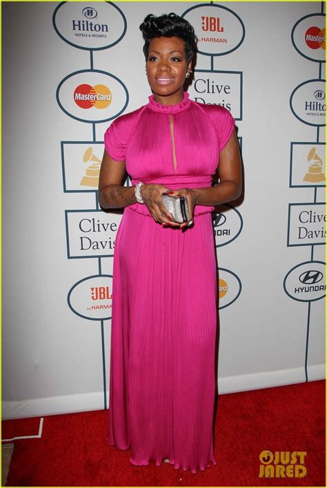 Jennifer Hudson And Fantasia Barrino Clive Davis Pre Grammy Gala 2014