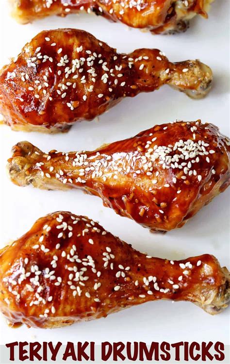 An Easy Recipe For Sticky Saucy Delicious Teriyaki Chicken Drumsticks