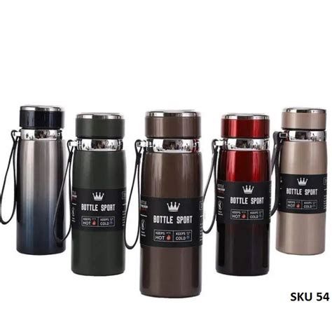 Jual Termos Double Stainless Steel Vacuum Flask Travel Hot Cool Termos Air Panas Ml Shopee