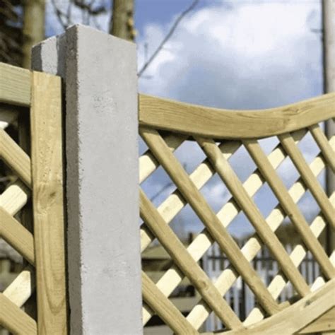 Concrete H Slotted Fence Post 6ft Fencing Essentials
