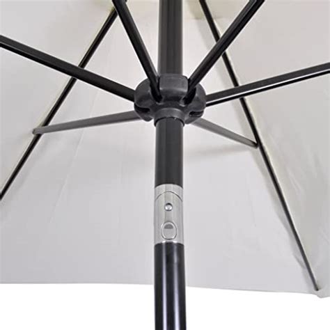 Outdoor Living Gazon Tuin Parasol Zand Wit M Stalen Paal