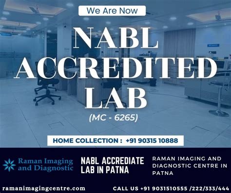 Raman Imaging And Diagnostic Centre Secures Nabl Accreditation Best Diagnostic Hub In Patna