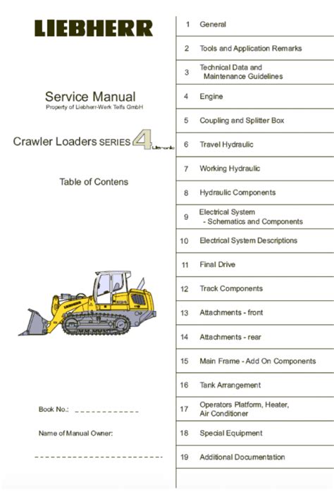 Liebherr R R B Hydraulic Excavator Service Manual