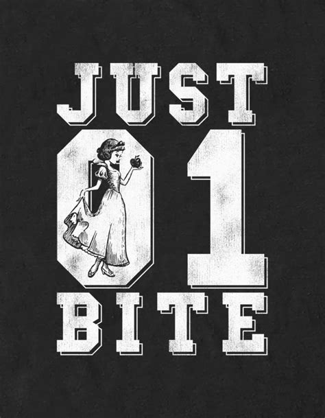 Snow White Just 1 Bite Unisex Tee Black L Tillys