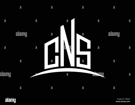 Letter Cns Building Vector Monogram Logo Design Template Building