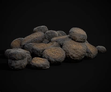 Artstation Horse Poop Version 2 Game Assets