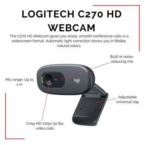 Buy Logitech C270 Hd Webcam Online Boardroom In A Box