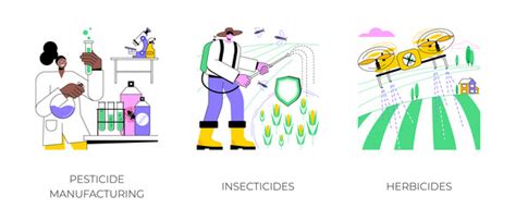 Use Of Fertilizers Isolated Cartoon Royalty Free Vector