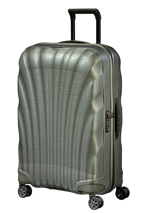 Maleta Mediana 69 Cm 4 Ruedas Samsonite C Lite Verde Met Green