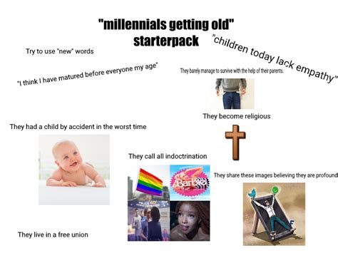 Millennials Getting Old Starterpack Rstarterpacks Starter Packs