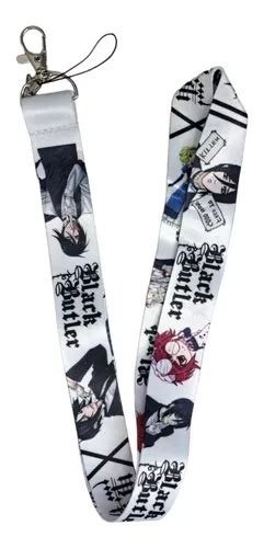 cintas  llaves llavero lanyard anime de black butler mercadolibre