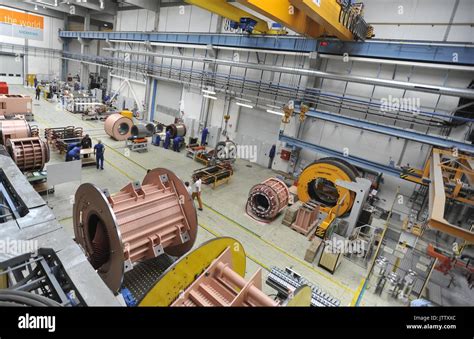 Drasov, Czech Republic. 10th Aug, 2017. Employees work during the Stock ...