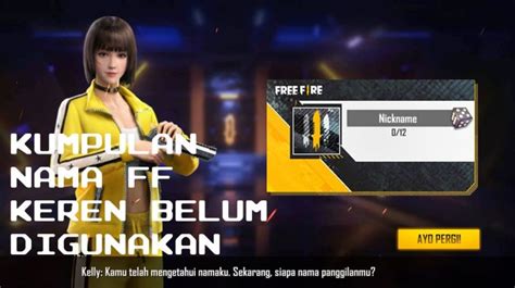 nama ff keren estetik simbol karakter  digunakan dirga satya