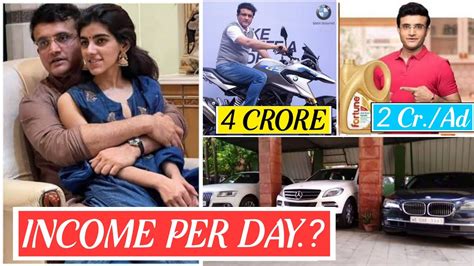 Cricketer Sourav Gangulys Networth Income Car Collection House