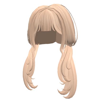 Wavy Pigtails Blonde Roblox Item Rolimon S