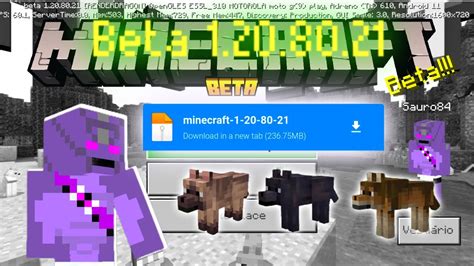 Saiu A Nova Beta Do Minecraft Bedrock As Novas Varia Es Dos Lobos